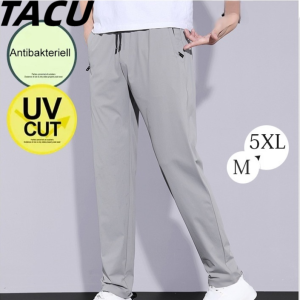 Summer Pants Intransparent Large Pocket Slim-fit Pants Long Legs Colorfast Front Pocket
