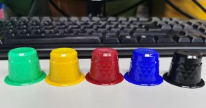 แคปซูล Nespresso กาแฟเปล่า 10 ชุด เนสเปรสโซ่ พร้อมสติ๊กเกอร์ คละสี คลองที่ปลอดภัย