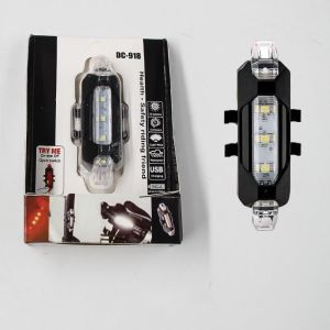 MACRAMEX Waterproof City Mountain Bike Bicycle Light Colorful Flashing Rear Bicycle Light Fashion USB Rechargeable Cycling Taillight