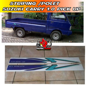 List body stiker Carry 1.0 Pickup Flatdeck bak / List body stiker Carry 1.0 Flatdeck pickup / Sticker striping List body stiker Suzuki Carry 1.0