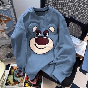LOTSO CUTE BEAR SWEATER CREWNECK OVERSIZE - SWITER ATASAN WANITA TERBARU