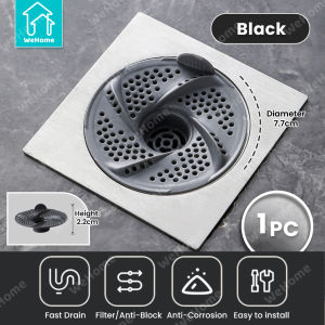 WeHome Floor Drain Filter Hair Clogging Prevention Insect-proof Shower Strainer for Bathroom Kitchen