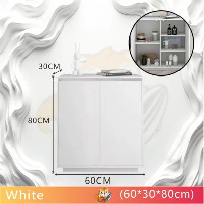 HARBOX Wooden Storage Cabinet Nordic Sideboard Cabinet Simple Storage Cabinet Modern Storage Cabinet