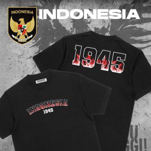 Kaos Indonesia Merdeka "Fire Indonesia" - Kaos Kemerdekaan Indonesia / Kaos Agustusan / Kaos 79 Merdeka