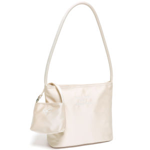 2026 New red bag silk satin handbag bridal wedding bag Korean niche bag tote bag