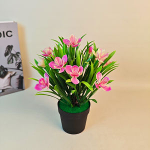 Unico PBP181 Tanaman Hias Pot Bunga Plastik Artifical Flower Ornamen Dekorasi Ruangan Buatan COD