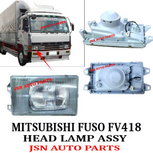 J111S06 HEAD LAMP MITSUBISHI FUSO FV418 LORRY LAMPU BESAR TRUCK AKSESORI