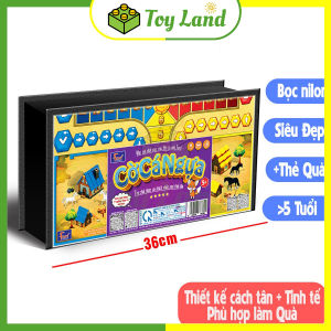 [Foxi] Cờ Cá Ngựa Foxi Thường Size Lớn 36cm Chính Hãng Boardgame Đua Ngựa Đồ Chơi Ngày Tết Gấp Gọn