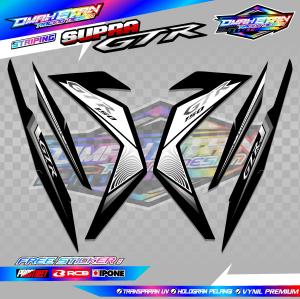 STRIPING VARIASI HONDA SUPRA GTR 150 / STICKER LIST VARIASI MOTOR SUPRA GTR 150