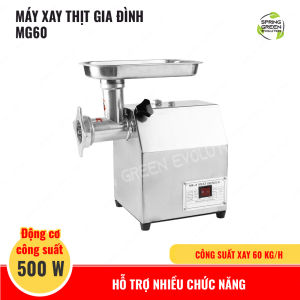 Máy Xay Thịt Gia Đình SGE MG60 Công Xuất Xay 60kg/h Tiêu Chuẩn Inox304 Tiết Kiệm Điện Hoạt Động Liên Tục Bền Bỉ
