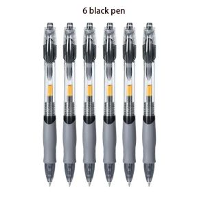 10pcs Retractable Gel Pens Set Black/red/blue ink Ballpoint for writing 0.5mm refills Office Accessories School Supplies Stationery