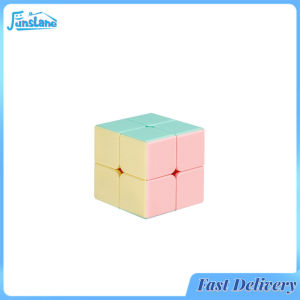 Moyu Magic Cube Stickerless Magic Cube 3x3x3/2x2x2 Cubing Classroom Macaron Speed Cube for Kids Gift