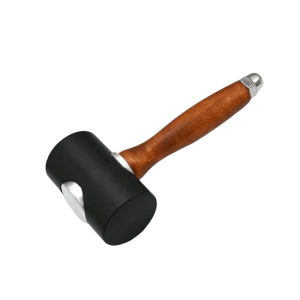 LITUILI Mallet Wood Handle Nylon Hammer Leathercraft Solid Art Leather Carving Hammer Hand Tool Stable Nylon Leather Carving Hammer Carving