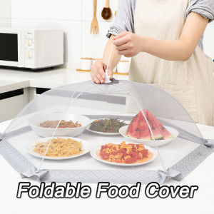 Transparent Foldable Vegetable Food Cover Anti Flying Dining Table Cover Vegetable Cover Foldable Vegetable Cover