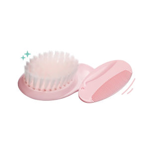 (นุ่มเหมือนขนแกะ) Farlin เซต หวีเด็ก ขนแปรงนุ่ม กระตุ้นการงอกของเส้นผม หวีง่าย ไม่ทำร้ายลูก เกรดEU