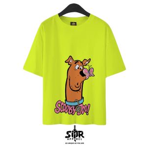 SMR APPAREL - Kaos Oversize scobydoo be doo Cotton Combed 24s Pria & Wanita