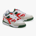 Diadora Rebound Ace Beta Unisex Lifestyle Sports / Running / Tennis Shoes  (White/Red) - Fashion / Casual Wear. 