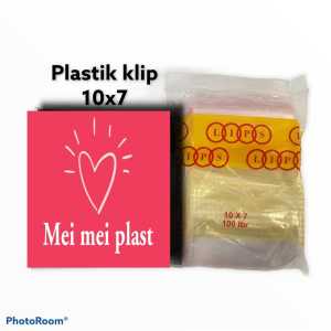 PLASTIK KLIP/KLIP OBAT/KLIP KACANG UKURAN 10X7 ISI 100 PCS TERMURAH DAN BERKUALITAS