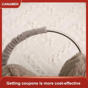 【CANAMEK】 Xách tay gấp mùa đông ấm áp earmuffs thời trang màu rắn earflap ngoài trời lạnh bảo vệ mềm sang trọng Tai ấm hơn