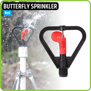 3 Pcs - Alat Penyiram Taman Model Kupu Kupu Merah / Red Butterfly Sprinkler