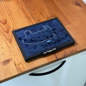 Las Vegas Formula One (F1) Track Home Art Collectible