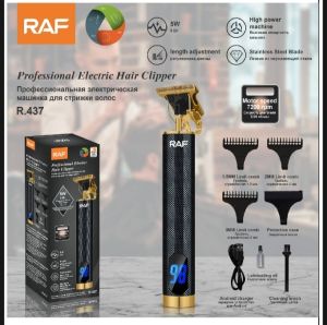 Original RAF HIGH QUALITY R.437 Zero Adjustable Professional Chargeable Hair trimmer/Shaver