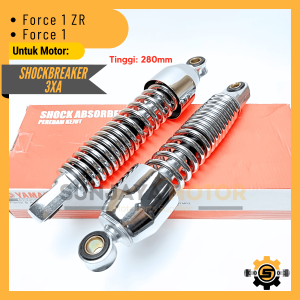 Shockbreaker Kualitas Original Yamaha 3XA Shock Belakang Force 1 ZR F1ZR FIZR Sok Breaker Breker Shok Skok Sokbreker Ori YGP