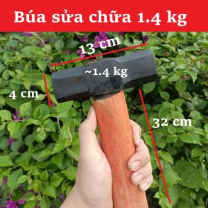 Búa Sửa Chữa 1.4kg Cán Gỗ Chắc Tay – Dụng Cụ Gia Đình Thợ Mộc Công Trình