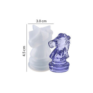 GG 1 chiếc khuôn cờ vua tự làm bằng nhựa epoxy pha lê khuôn cờ vua 3D bằng silicon