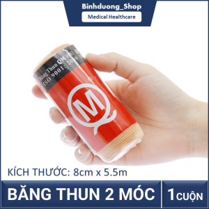 Băng thun Y TẾ QUANG MẬU loại 2 móc co dãn tốt chất lượng