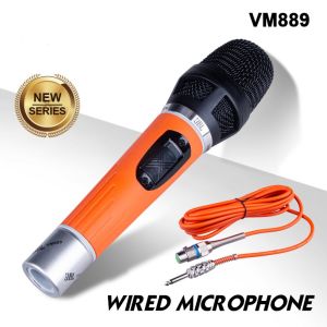 Newest Harman VM889 Professional Vocal Wired Microphone for Karaoke and Stage Performance