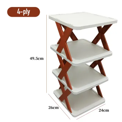 ✯BISA COD✯ Rak Sepatu X Plastik 3-10 Susun Rak Sepatu Aesthetic Multifungsi Shoe Organizer
