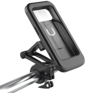 Waterproof Motorcycle Bike Mobile Phone Holder Support Universal Bicycle 360° Swivel Adjustable