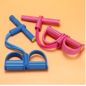 Dây kéo lực đàn hồi 4 ống Dụng Cụ Hỗ Trợ Tập Bụng Yoga Gym