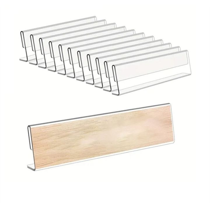 Acrylic Name Tent Holders 12 Pack Desk Name Plate Holder, Clear Small ...