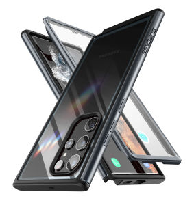 SUPCASE Cho Samsung Galaxy S22 Ultra Ốp Lưng Trong Suốt Khung Mỏng UB Edge Pro 6.8 Inch (2022) Có Tích Hợp Bảo Vệ Màn Hình