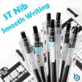 Black Gel Pen 0.5mm Pen Pulpen Gel Retractable Tinta Hitam 0.5mm - Best Stationary. 