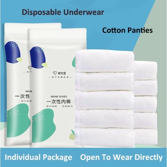 Travel Panties Disposable Women Underwear Disposable Panties For Hospital Stays Emergencies