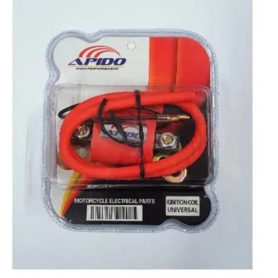 Apido Racing Ignition Coil for Suzuki Smash 115 / Raider J 110 / Raider 150 Carb – High Spark Voltage Fast Ignition [COD]