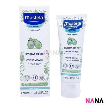 Mustela Hydra Bebe Facial Cream 40ml (EXP:05 2027)