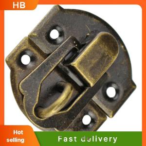 HB 10Pcs 27x30MM Vintage Iron Lock Catch for Jewelry Box Suitcase Clip Hardware
