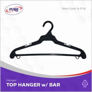 36 pcs FUHO 17" Plastic Laundry Hangers Class C #S-17