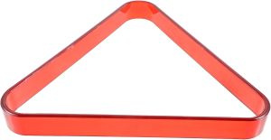 LuxshinyBilliard Rack Triangle Frame Pool Table Ball Holder Lightweight Organizer forTable Games Suitable for All Ages