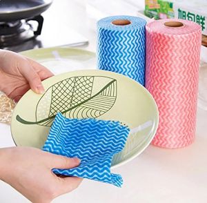 VỪA RẺ VỪA TIẾT KIỆM Cuộn 50 Khăn Giấy Lau  Bếp Đa Năng Có Thể Tái Sử Dụng Nhiều Lần