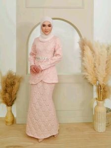 Baju kurung kuntom kurung modern klasik brocade baju tunang nikah Raya 2022