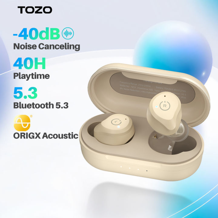 TOZO T12 Wireless Earbuds,Bluetooth 5.3 Version,OrigX Acoustic