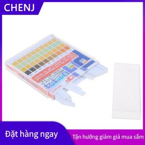 CHENJ Phổ pH Kiểm tra giấy Dải kiểm tra axit mức độ kiềm đo đầy đủ phạm vi 0-14