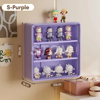 LifeStow 4Layers Acrylic Display Rack Wall Mounted Display Box Blind Box Storage Cabinet Stand Multi-layer Dustproof Storage Popmart