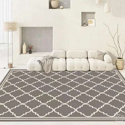 พรม พรมพรมห้องนั่งเล่น พรมห้องนอน Living room carpet พรมกันลื่น พรมในห้องนั่งเล่น 10 สไตล์ 3 ขนาดค่ะ modern
