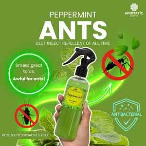 Peppermint Air Freshener Spray - Home Odor Remover & Ant Deterrent